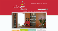 Desktop Screenshot of bellas-dayspa.com